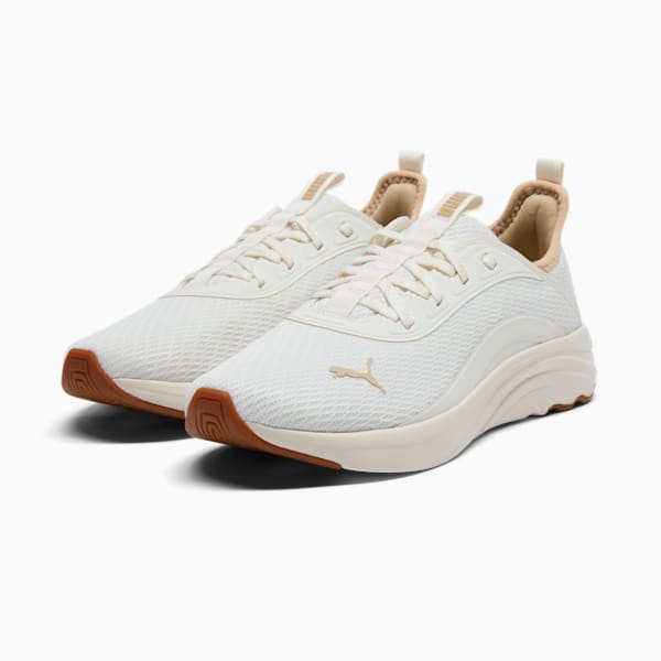 Tenis de running para mujer Sophia Vital SoftRide, Warm White-Toasted Almond, extralarge